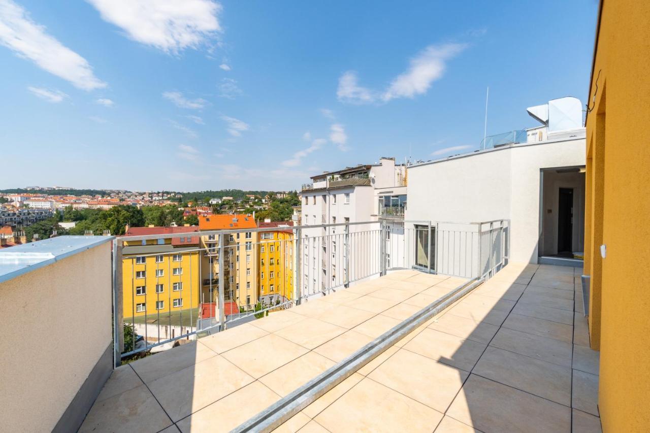 Penthouse # 81 With Panoramic City View In Elite Rezidence With Free Parking 布拉格 外观 照片